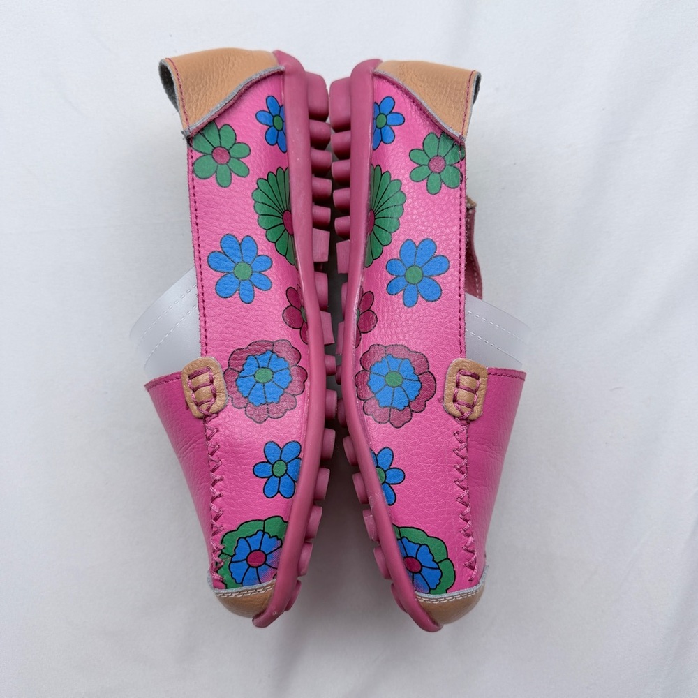 Venus Celia Leather Flat Casual Loafers